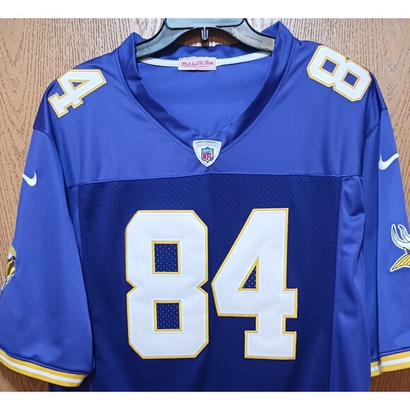 Randy Moss (Mitch/Ness)-(Vikings)-(1998)-(Jersey)-(Purple)-(New Cond.)-(XL)-$95 - Picture 3 of 15